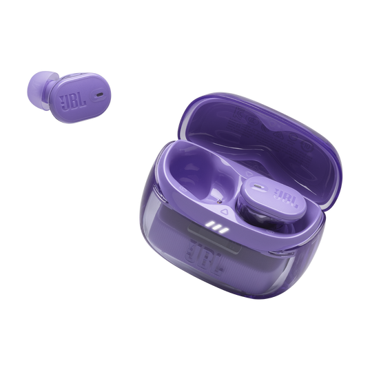 JBL Tune Buds 2 Ghost Edition - Ghost Mauve - True Wireless Noise Cancelling Earbuds - Detailshot 2